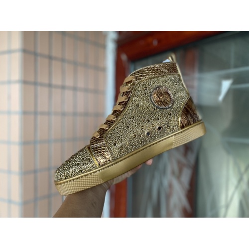 Replica Christian Louboutin High Tops Shoes For Men #939949 $115.00 USD for Wholesale