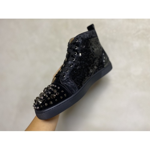 Replica Christian Louboutin High Tops Shoes For Men #939963 $115.00 USD for Wholesale