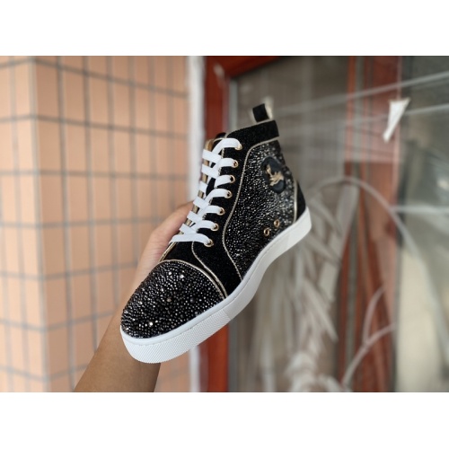 Replica Christian Louboutin High Tops Shoes For Men #939965 $115.00 USD for Wholesale