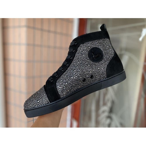 Replica Christian Louboutin High Tops Shoes For Men #939969 $115.00 USD for Wholesale