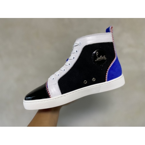 Replica Christian Louboutin High Tops Shoes For Men #939980 $115.00 USD for Wholesale