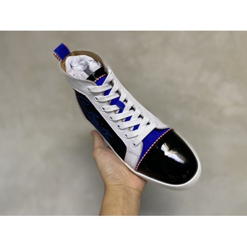 Replica Christian Louboutin High Tops Shoes For Men #939980 $115.00 USD for Wholesale