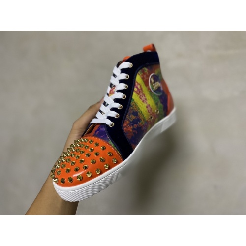 Replica Christian Louboutin High Tops Shoes For Men #939982 $115.00 USD for Wholesale