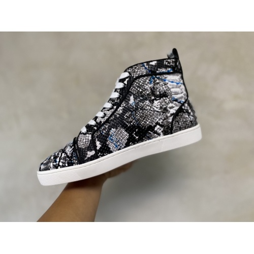 Replica Christian Louboutin High Tops Shoes For Men #939989 $115.00 USD for Wholesale