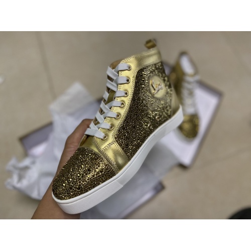 Replica Christian Louboutin High Tops Shoes For Men #940004 $115.00 USD for Wholesale