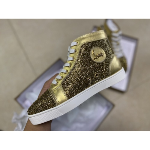 Replica Christian Louboutin High Tops Shoes For Men #940004 $115.00 USD for Wholesale
