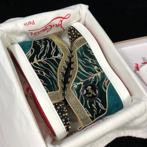 Replica Christian Louboutin High Tops Shoes For Women #940007 $115.00 USD for Wholesale