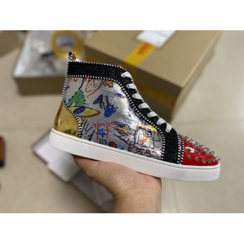 Replica Christian Louboutin High Tops Shoes For Men #940010 $115.00 USD for Wholesale