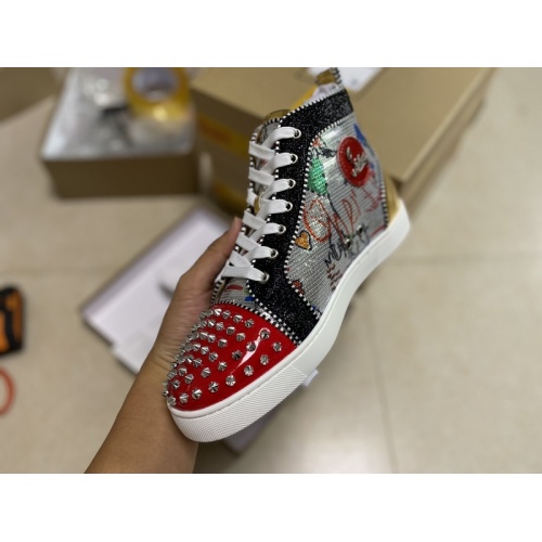 Replica Christian Louboutin High Tops Shoes For Men #940010 $115.00 USD for Wholesale