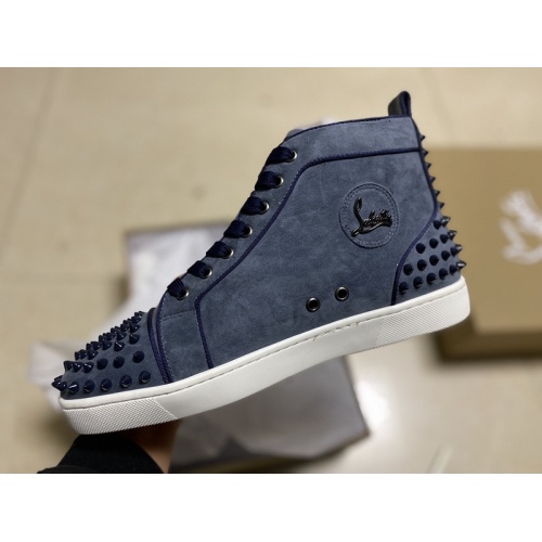 Replica Christian Louboutin High Tops Shoes For Men #940012 $115.00 USD for Wholesale