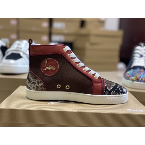 Replica Christian Louboutin High Tops Shoes For Men #940013 $115.00 USD for Wholesale
