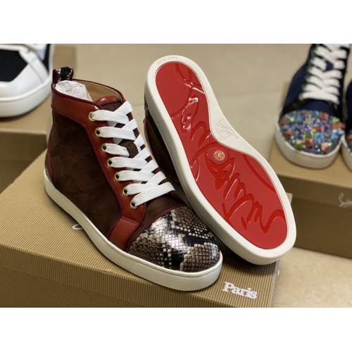 Replica Christian Louboutin High Tops Shoes For Men #940013 $115.00 USD for Wholesale