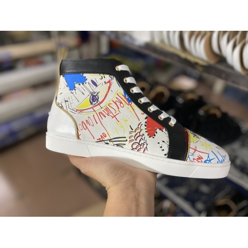 Replica Christian Louboutin High Tops Shoes For Men #940017 $115.00 USD for Wholesale