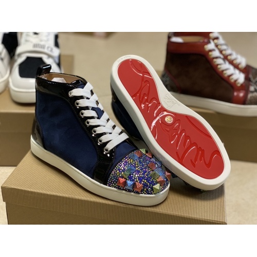 Replica Christian Louboutin High Tops Shoes For Women #940019 $115.00 USD for Wholesale