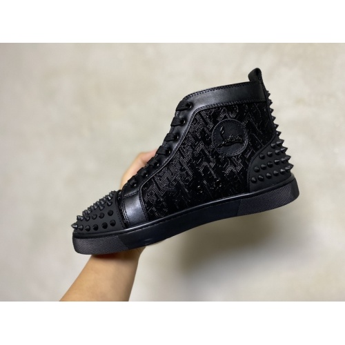 Replica Christian Louboutin High Tops Shoes For Women #940023 $115.00 USD for Wholesale