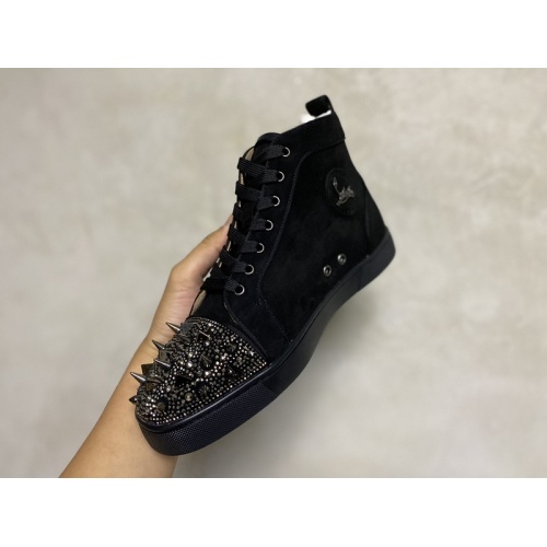 Replica Christian Louboutin High Tops Shoes For Men #940024 $115.00 USD for Wholesale