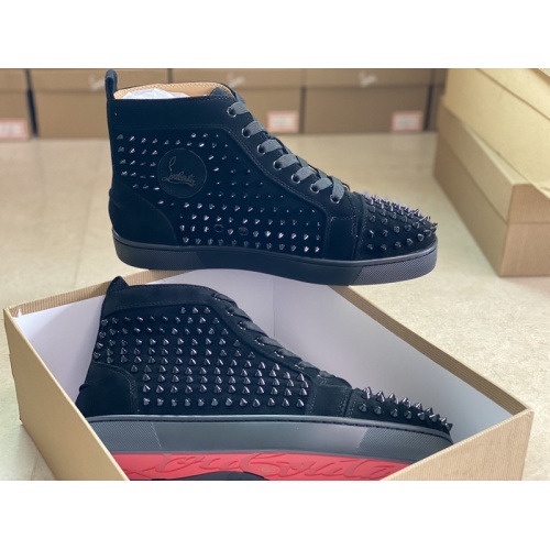 Replica Christian Louboutin High Tops Shoes For Men #940026 $115.00 USD for Wholesale