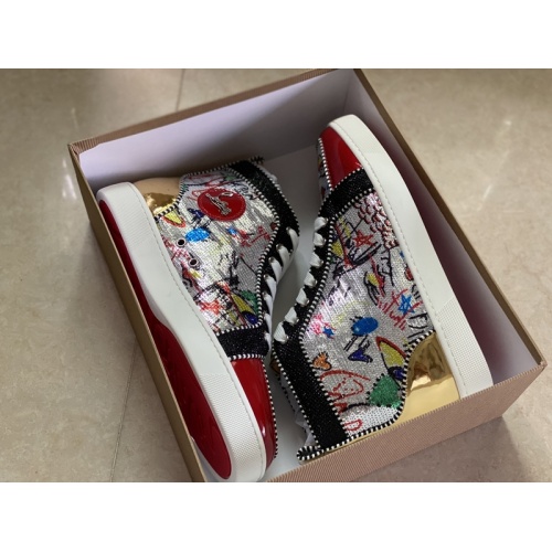 Replica Christian Louboutin High Tops Shoes For Men #940034 $115.00 USD for Wholesale