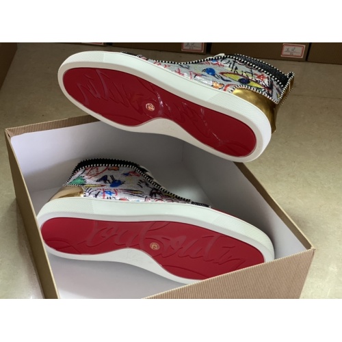 Replica Christian Louboutin High Tops Shoes For Men #940034 $115.00 USD for Wholesale