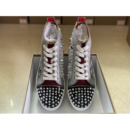 Replica Christian Louboutin High Tops Shoes For Women #940038 $115.00 USD for Wholesale