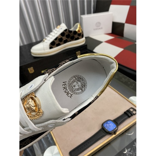 Replica Versace Casual Shoes For Men #940090 $76.00 USD for Wholesale