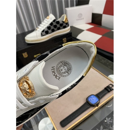 Replica Versace Casual Shoes For Men #940091 $76.00 USD for Wholesale