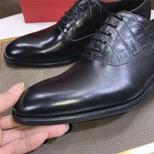 Replica Ferragamo Salvatore FS Leather Shoes For Men #940104 $82.00 USD for Wholesale