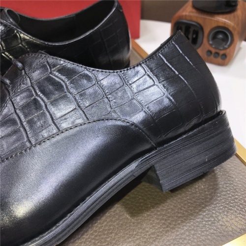 Replica Ferragamo Salvatore FS Leather Shoes For Men #940104 $82.00 USD for Wholesale