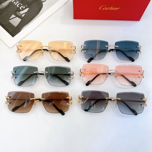 Replica Cartier AAA Quality Sunglassess #940157 $56.00 USD for Wholesale