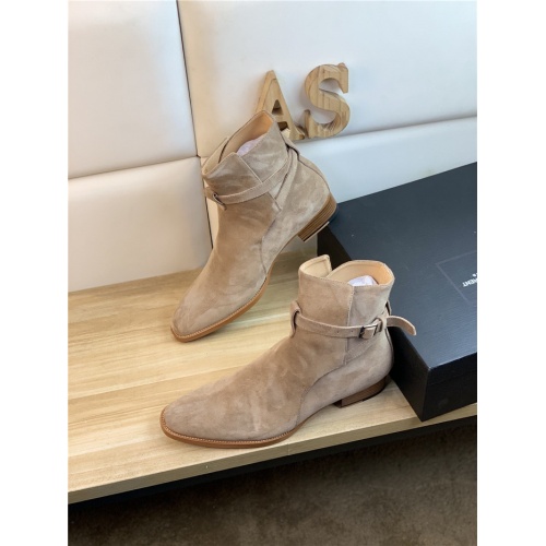 Yves Saint Laurent Boots For Women #940287 $105.00 USD, Wholesale Replica Yves Saint Laurent Boots