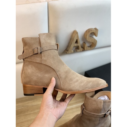 Replica Yves Saint Laurent Boots For Women #940287 $105.00 USD for Wholesale
