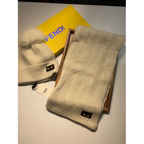 Replica Fendi Woolen Hats & scarf #940448 $60.00 USD for Wholesale
