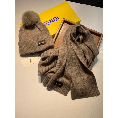 Replica Fendi Woolen Hats & scarf #940449 $60.00 USD for Wholesale