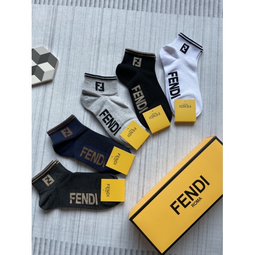 Replica Fendi Socks #940494 $25.00 USD for Wholesale
