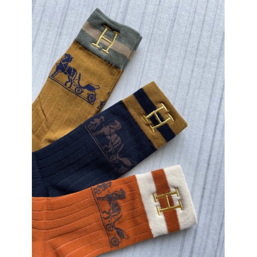 Replica Hermes Socks #940504 $25.00 USD for Wholesale