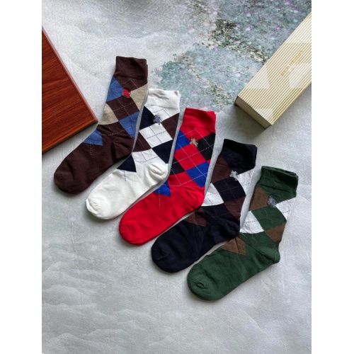 Burberry Socks #940567 $32.00 USD, Wholesale Replica Burberry Socks
