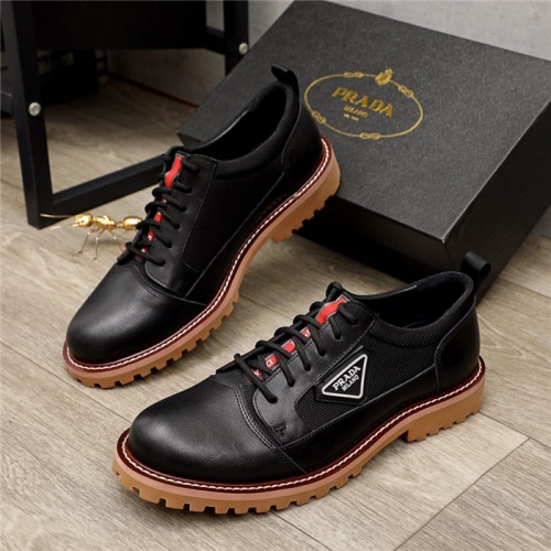 Prada Leather Shoes For Men #940690