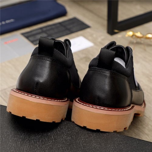 Replica Prada Leather Shoes For Men #940690 $82.00 USD for Wholesale