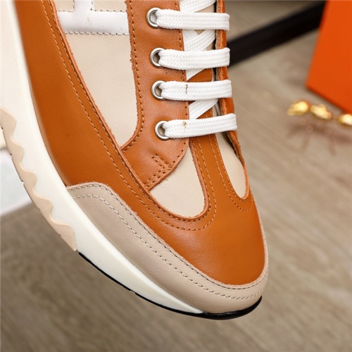 Replica Hermes Casual Shoes For Men #940694 $92.00 USD for Wholesale