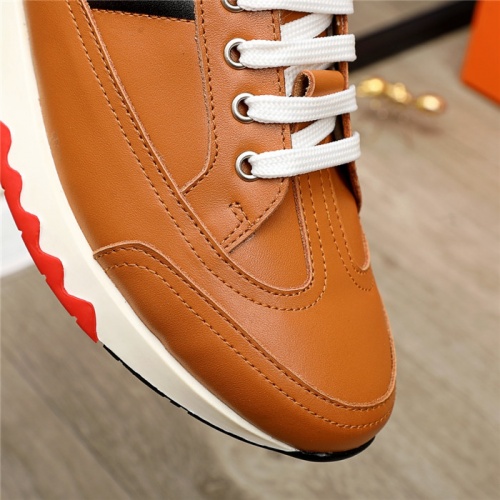 Replica Hermes Casual Shoes For Men #940697 $92.00 USD for Wholesale