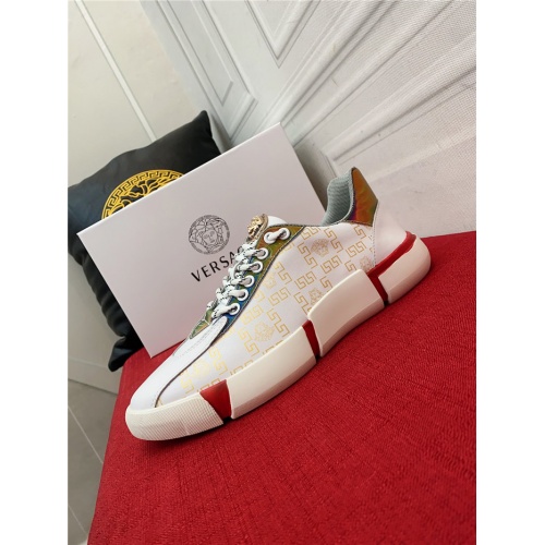 Replica Versace Casual Shoes For Men #940758 $80.00 USD for Wholesale