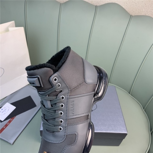 Replica Prada High Tops Shoes For Men #940781 $122.00 USD for Wholesale