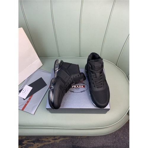 Replica Prada High Tops Shoes For Men #940782 $122.00 USD for Wholesale