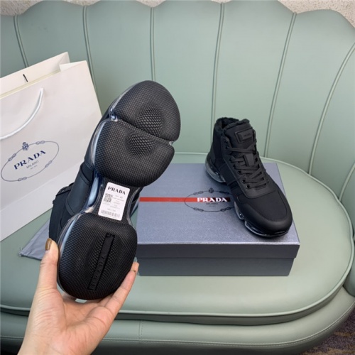Replica Prada High Tops Shoes For Men #940782 $122.00 USD for Wholesale