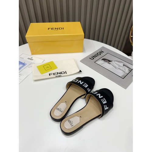 Replica Fendi Slippers For Women #941038 $60.00 USD for Wholesale
