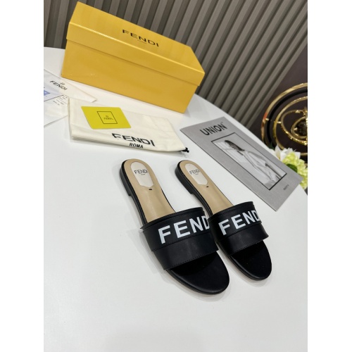Replica Fendi Slippers For Women #941038 $60.00 USD for Wholesale