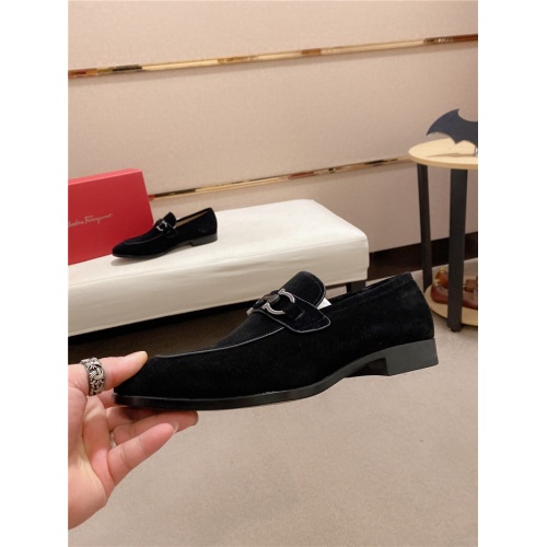 Ferragamo Salvatore FS Leather Shoes For Men #941059