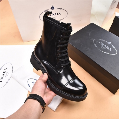 Replica Prada Boots For Men #941089 $150.00 USD for Wholesale