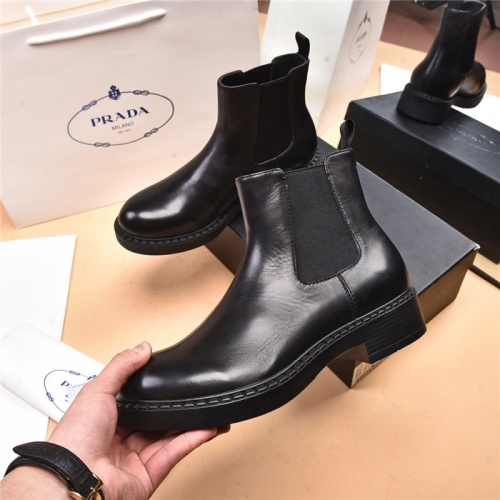Replica Prada Boots For Men #941090 $150.00 USD for Wholesale