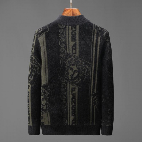 Replica Versace Sweaters Long Sleeved For Men #941211 $80.00 USD for Wholesale